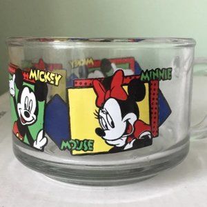 MINNIE & MICKEY SOUP CUP NWOT